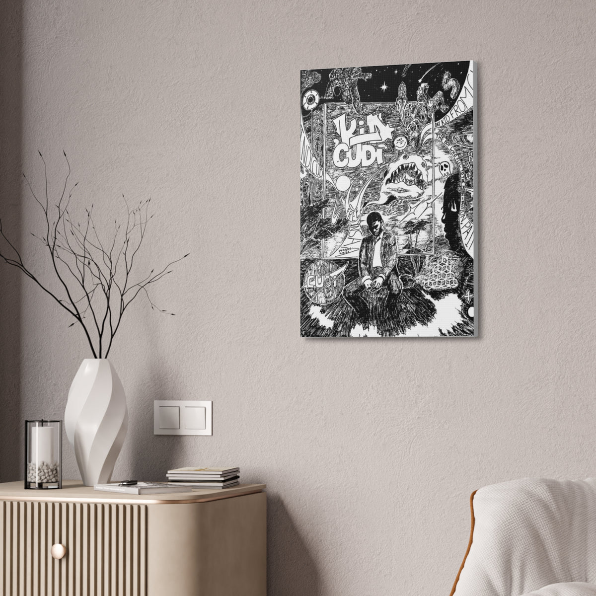 the moon man Canvas