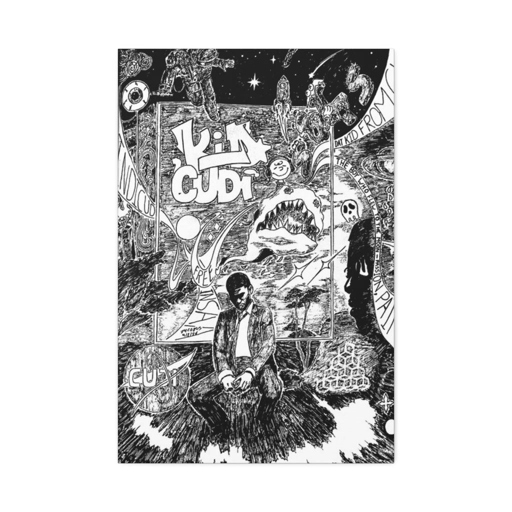 the moon man Canvas